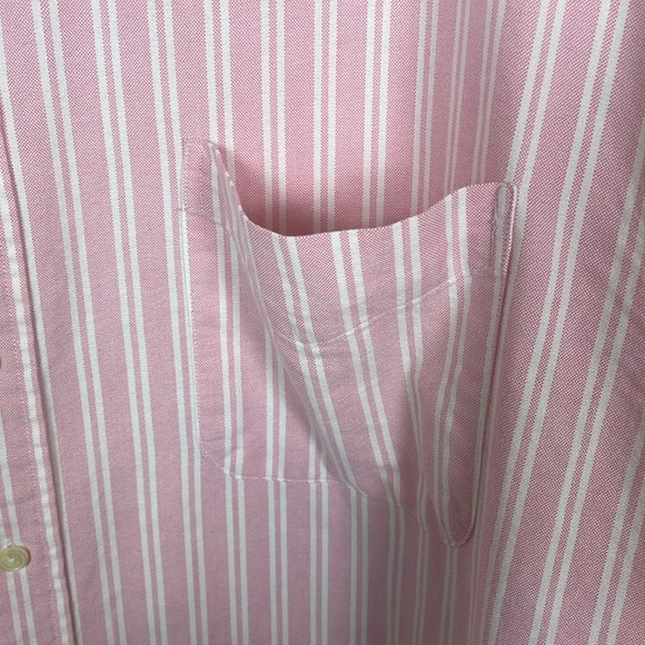 ABERCROMBIE & FITCH The Big Shirt Long-Sleeve Button-Down Pink Men’s Size L - Picture 5 of 7